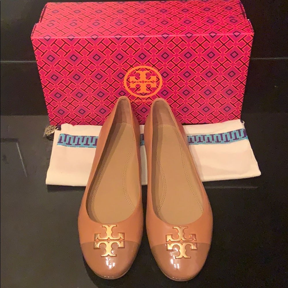 Tory Burch Everly Cap Toe Ballet Flat
